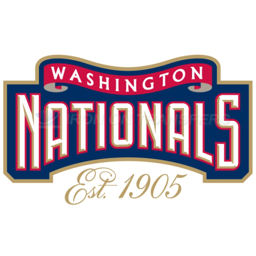 Washington Nationals Iron-on Stickers (Heat Transfers)NO.2012